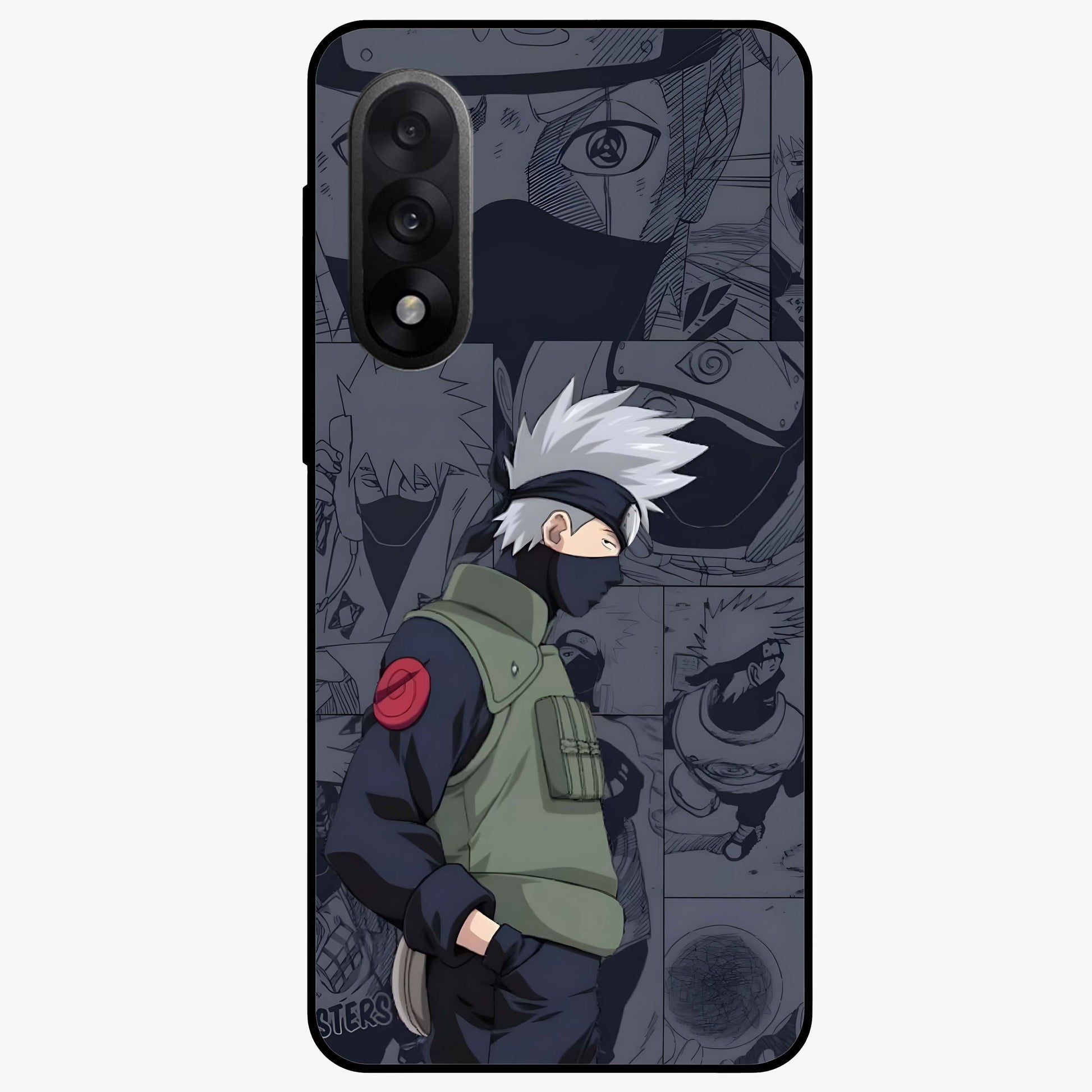 Silent Tactical Master Glass Case for 1+Nord 5 powerful front view featuring stealth tactical inspired artwork