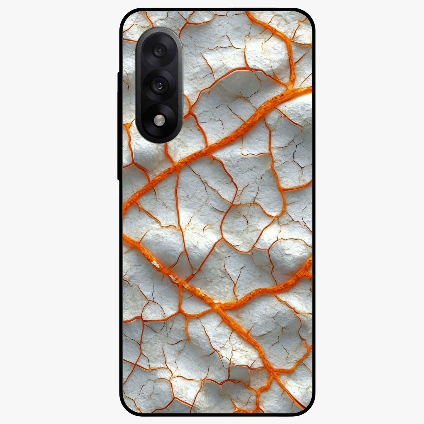 Snarl Zone Buzz Glass Case for 1+Nord 5 edgy front view featuring bold aggressive themed artwork