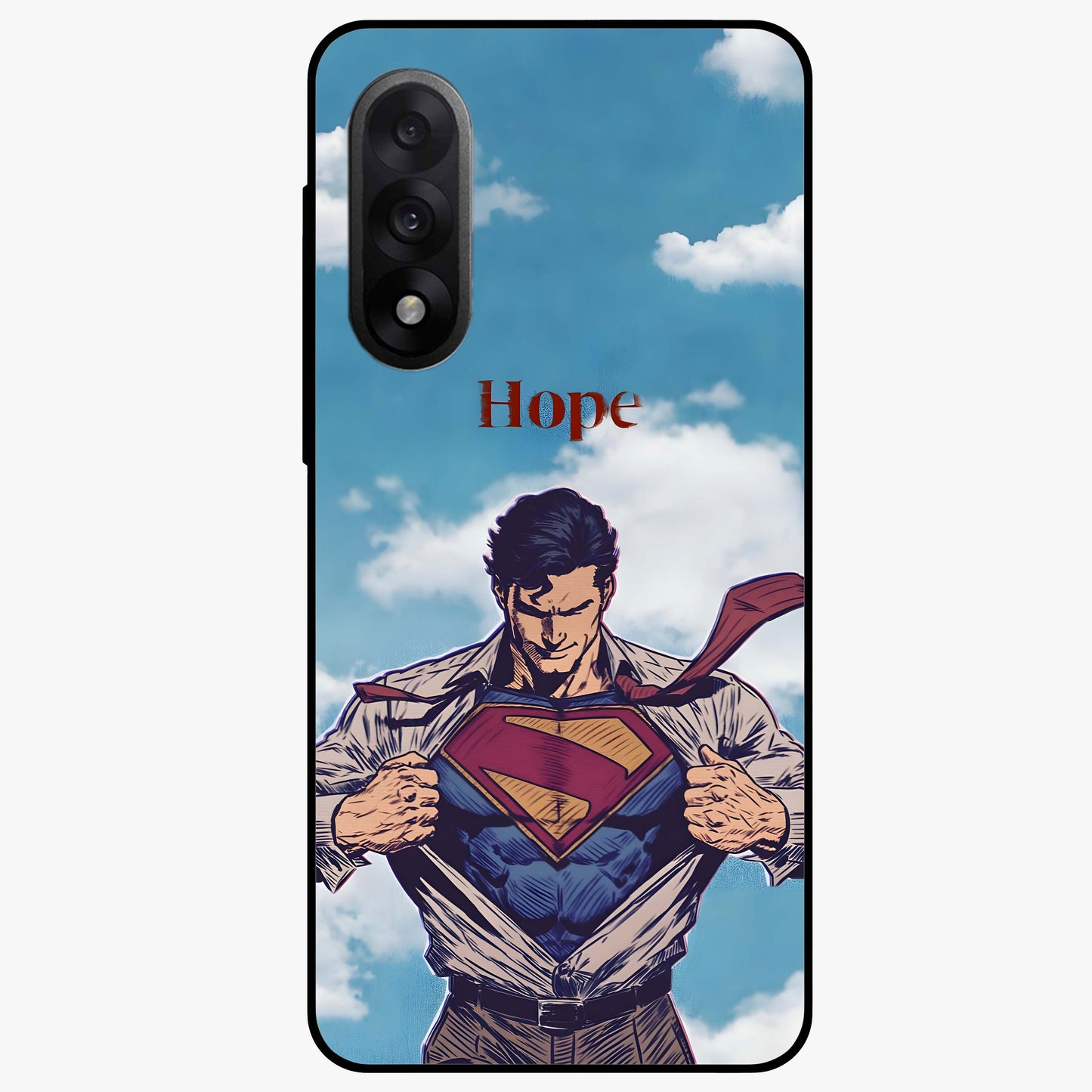 Symbol of Hope Glass Case for 1+Nord 5 meaningful front view featuring inspirational symbolic artwork