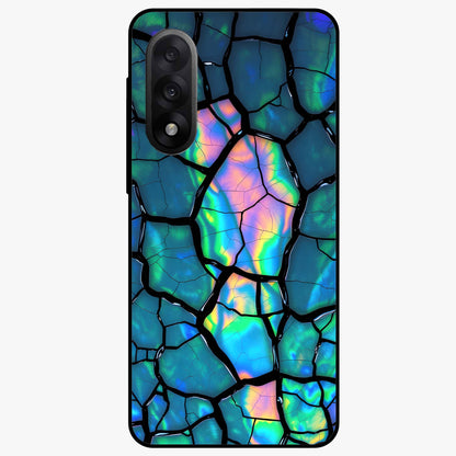 Tropical Wing Vibe Glass Case for 1+Nord 5 vibrant front view featuring wing inspired artwork with tropical colors