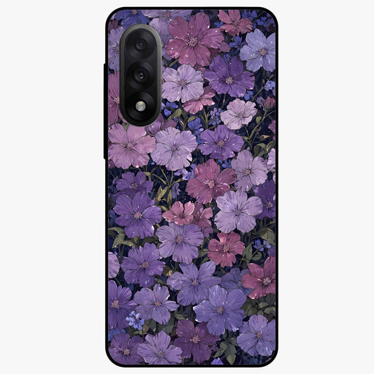 Velvet Bloom Tapestry Glass Case for 1+Nord 5 elegant front view featuring rich floral tapestry artwork