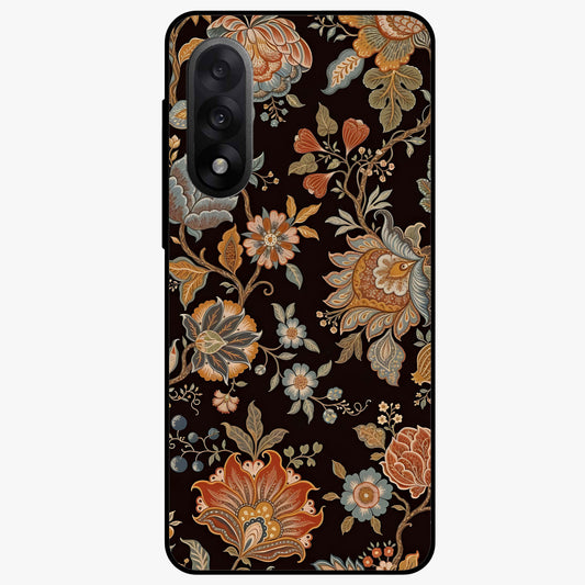 Vintage Floral Dream Glass Case for 1+Nord 5 dreamy front view featuring soft vintage inspired floral artwork