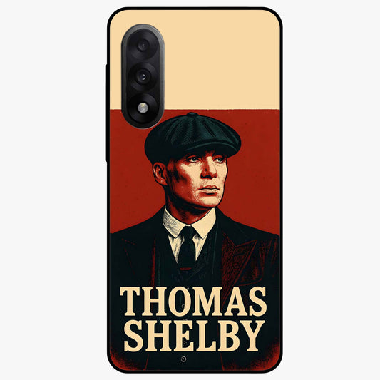 Vintage Mafia Authority Glass Case for 1+Nord 5 bold front view featuring classic mafia inspired artwork with retro tones