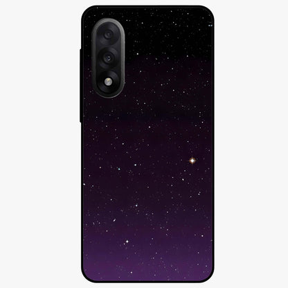 Violet and Black Shade Glass Case for 1+Nord 5 striking front view featuring deep violet and black gradient artwork