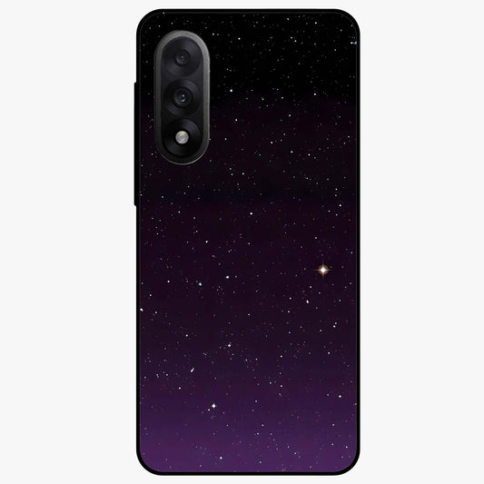 Violet and Black Shade Glass Case for 1+Nord 5 striking front view featuring deep violet and black gradient artwork