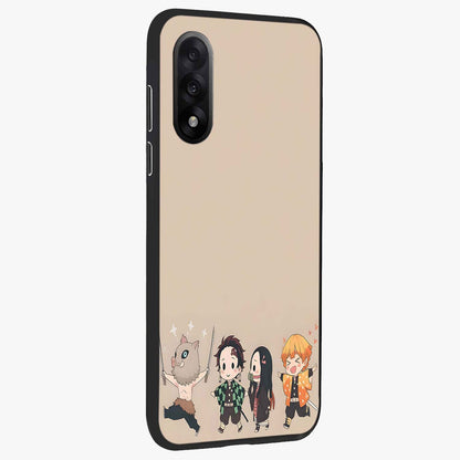 Chibi Demon Squad Glass Case for 1+Nord 5 side