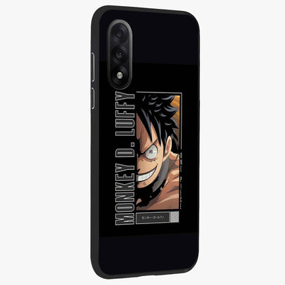 Fearless Pirate Smile Glass Case for 1+Nord 5 side perspective highlighting detailed character illustration and sleek build