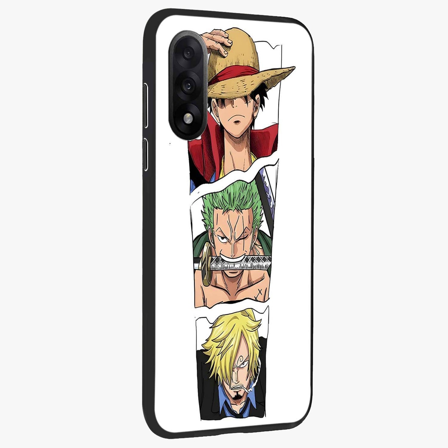 Pirate Trio Resolve Glass Case for 1+Nord 5 side perspective highlighting strong character detailing and sleek build