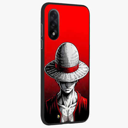 Scarlet Pirate Resolve Glass Case for 1+Nord 5 side perspective highlighting strong character detailing and sleek premium build