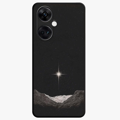 Cosmic Dream Night Glass Case for 1+Nord CE 3 dreamy front view featuring deep night sky artwork with glowing stars
