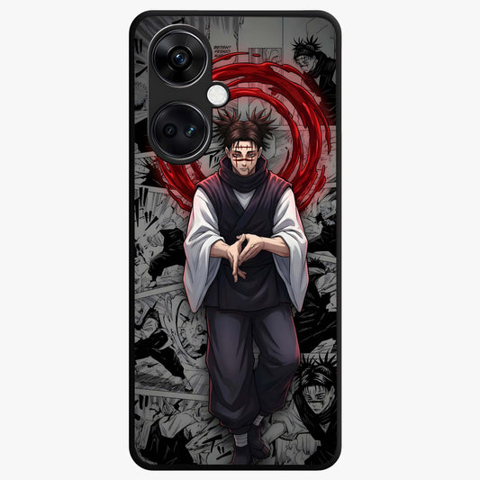 Cursed Ritual Ascension Glass Case for 1+Nord Ce 3 dramatic front view featuring dark ritual inspired artwork