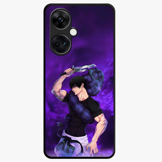 Cursed Strength Ascension Glass Case for 1+Nord Ce 3 powerful front view featuring dark ascension themed artwork