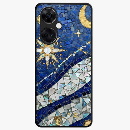 Serene Crane Flight Glass Case for 1+Nord CE 3 graceful front view featuring crane bird artwork in calm tones