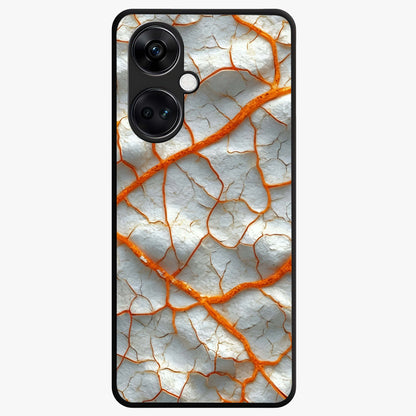 Snarl Zone Buzz Glass Case for 1+Nord CE 3 edgy front view featuring bold aggressive themed artwork