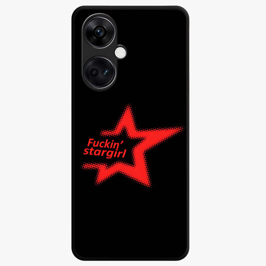 Starboy and Stargirl Energy Glass Case for 1+Nord Ce 3 artistic front view featuring celestial couple inspired artwork