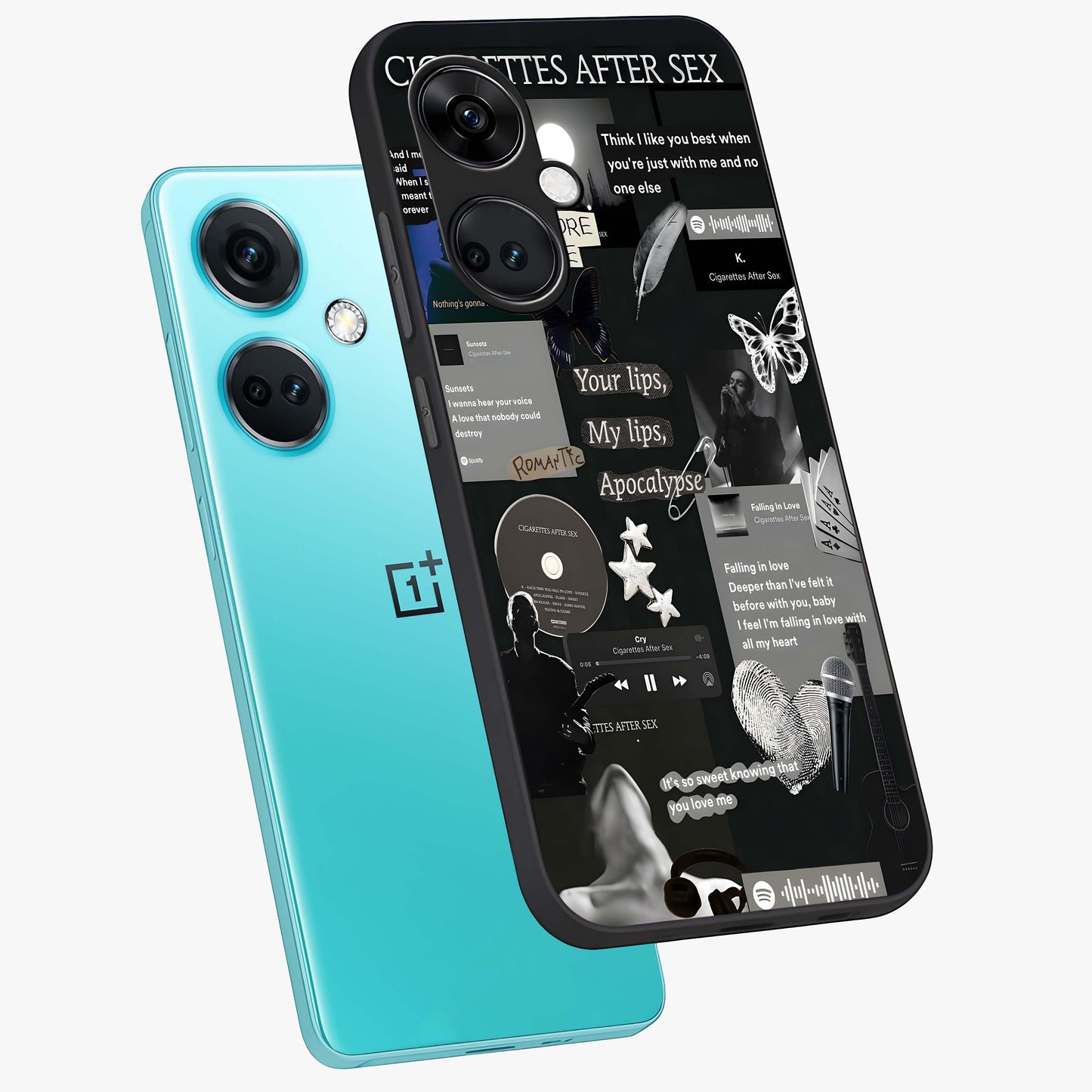 Midnight Love Echo Glass Case for OnePlus Nord CE 3 |1+Nord CE 3