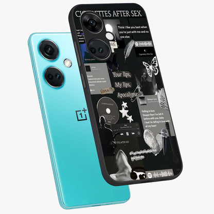 Midnight Love Echo Glass Case for OnePlus Nord CE 3 |1+Nord CE 3