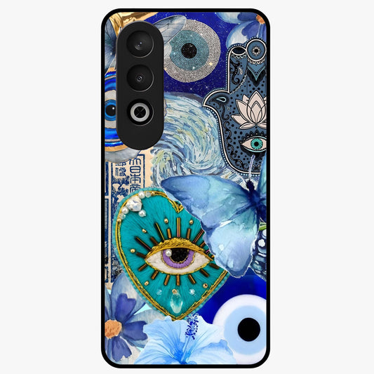 Audrey Zivan Glass Case for 1+Nord Ce 4 stylish front view featuring bold artistic aesthetic design