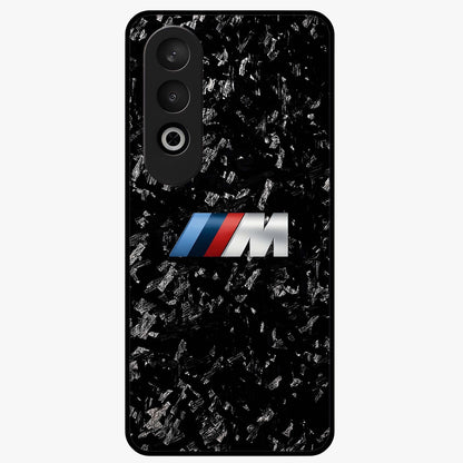 Carbon Speed Mark Glass Case for 1+Nord CE 4 bold front view featuring carbon fiber texture and racing inspired design