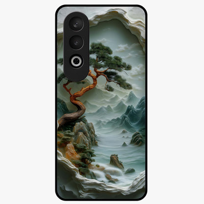 Eternal Nature Spirit Glass Case for 1+Nord CE 4 serene front view featuring earthy nature inspired artwork