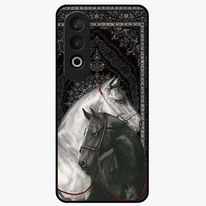 Majestic Ride Legacy Glass Case for 1+Nord CE 4 bold front view featuring dynamic ride inspired artwork