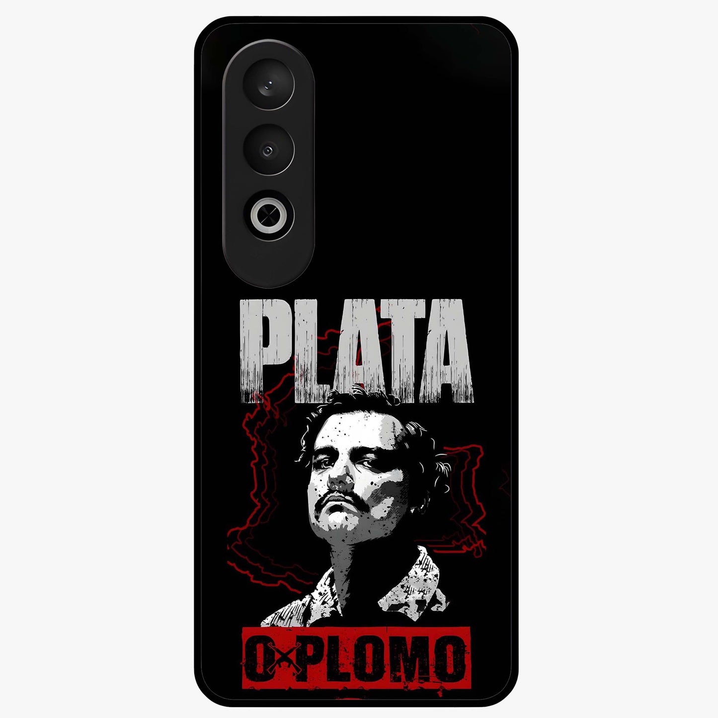 Notorious Crime Empire Glass Case for 1+Nord CE 4 bold front view featuring edgy crime inspired artwork