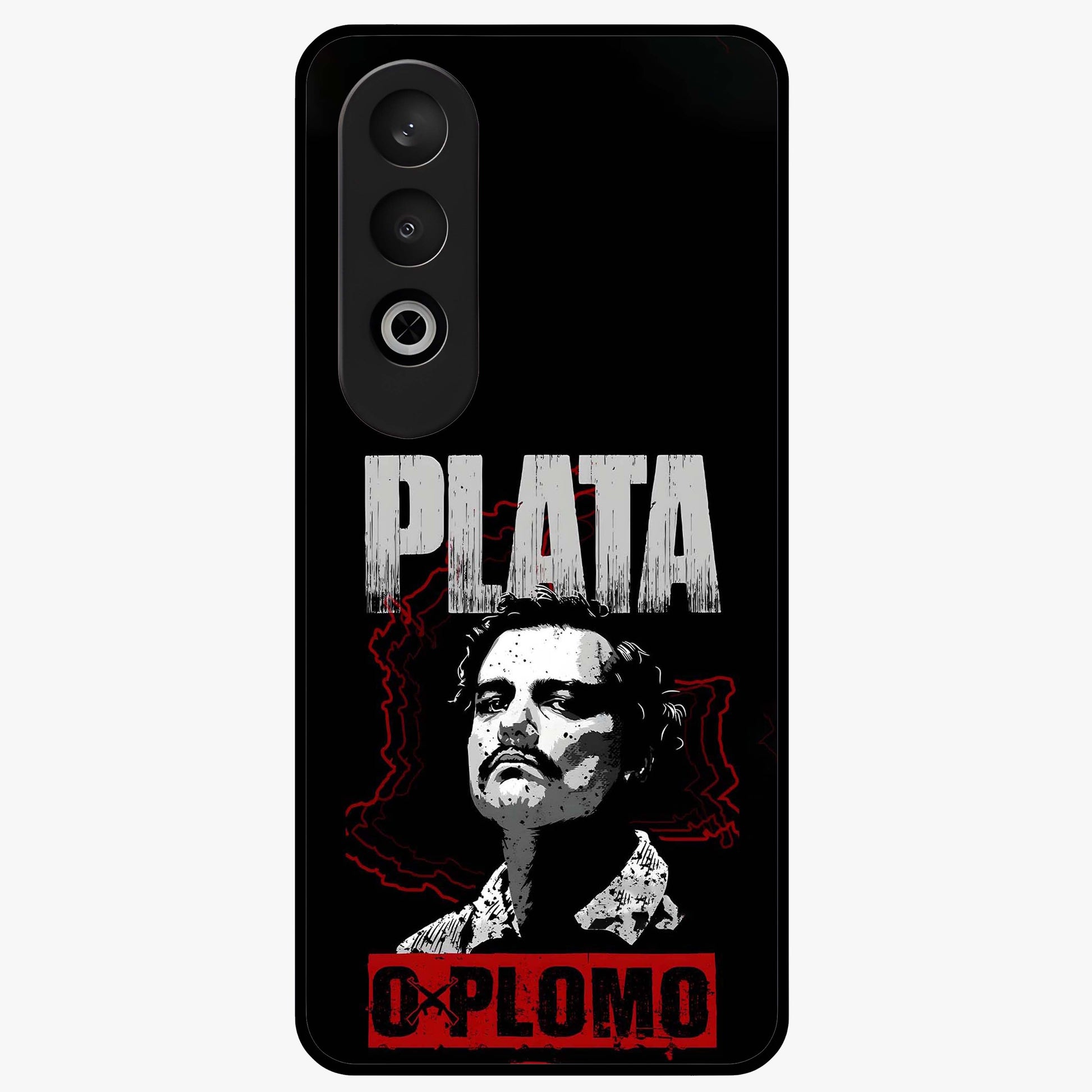 Notorious Crime Empire Glass Case for 1+Nord CE 4 bold front view featuring edgy crime inspired artwork