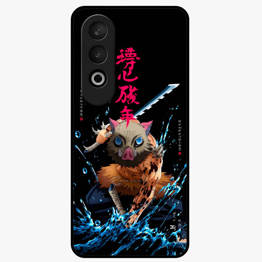Savage Blade Warrior Glass Case for 1+Nord CE 4 intense front view featuring fierce warrior inspired artwork