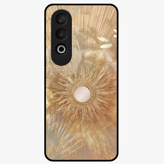 Silken Whirl Glass Case for 1+Nord CE 4 elegant front view featuring smooth abstract swirl artwork