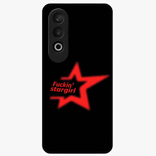 Starboy and Stargirl Energy Glass Case for 1+Nord Ce 4 artistic front view featuring celestial couple inspired artwork