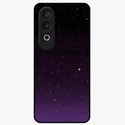 Violet and Black Shade Glass Case for 1+Nord Ce 4 striking front view featuring deep violet and black gradient artwork