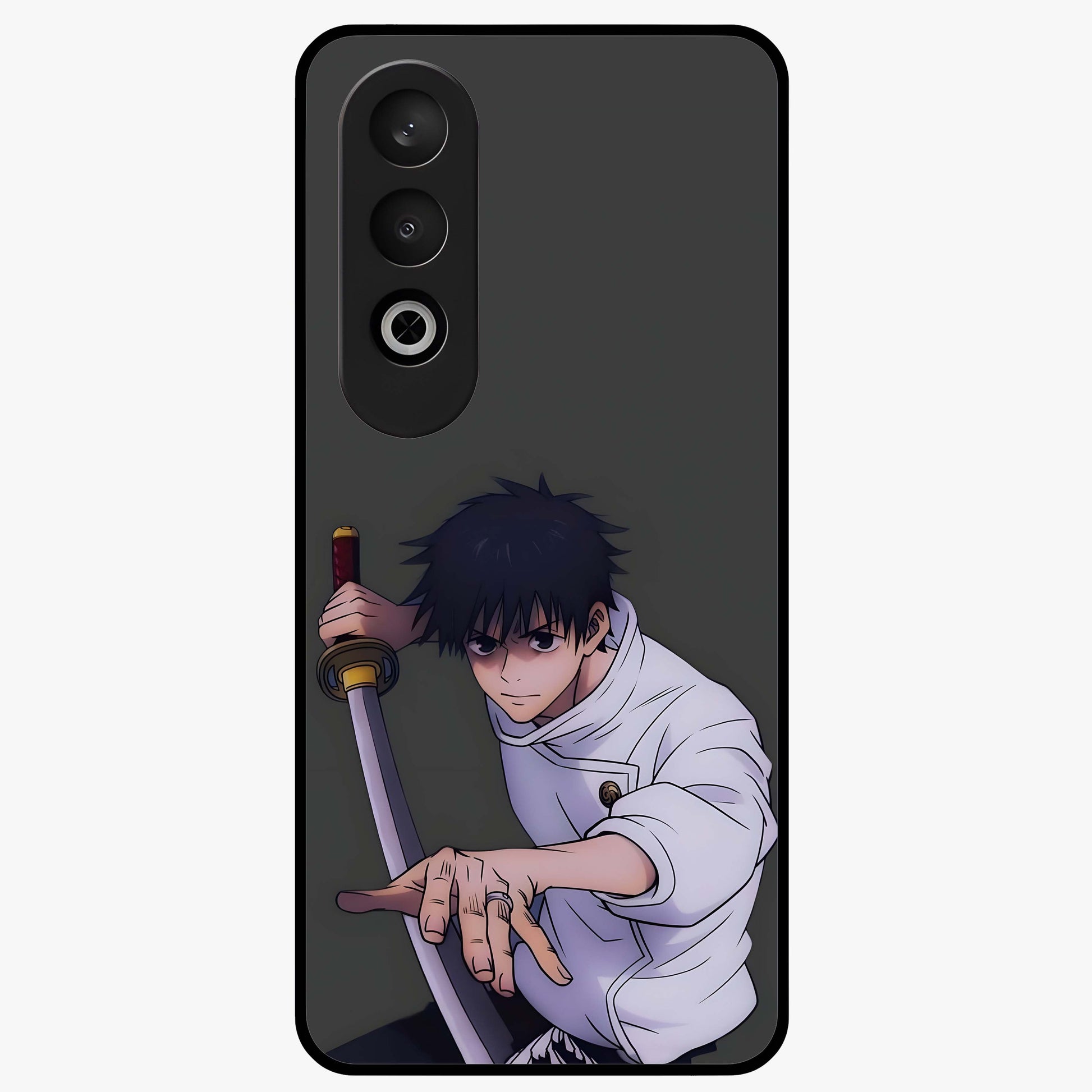 Void Silence Aesthetic Glass Case for 1+Nord CE 4 minimalist front view featuring dark abstract artwork with subtle tones