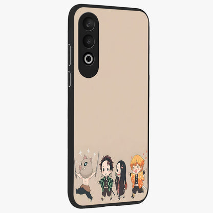 Chibi Demon Squad Glass Case for 1+Nord Ce 4 side