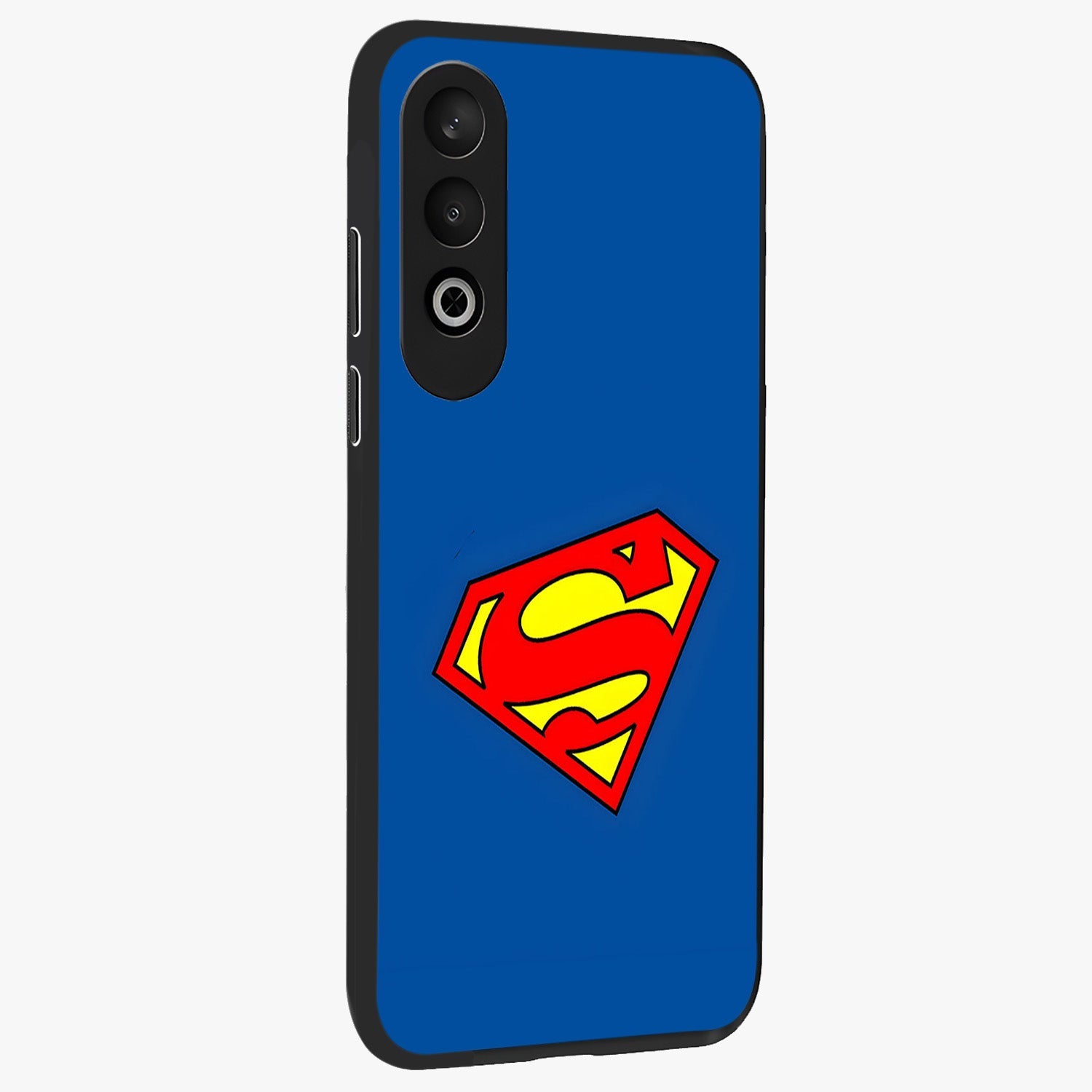 Legendary Hero Emblem Glass Case for 1+Nord CE 4 side perspective highlighting sharp emblem textures and premium edges