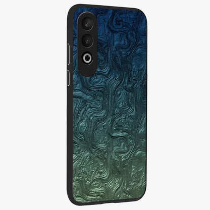 Marble Dream Blur Glass Case for 1+Nord CE 4 side perspective highlighting refined marble textures and premium edges