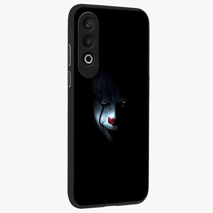 Midnight Madness Smile Glass Case for 1+Nord CE 4 side perspective highlighting expressive textures and sleek edges