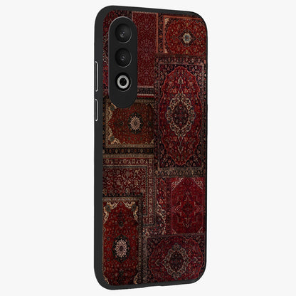 Persian Velvet Tale Glass Case for 1+Nord CE 4 side perspective highlighting ornate detailing and smooth premium build