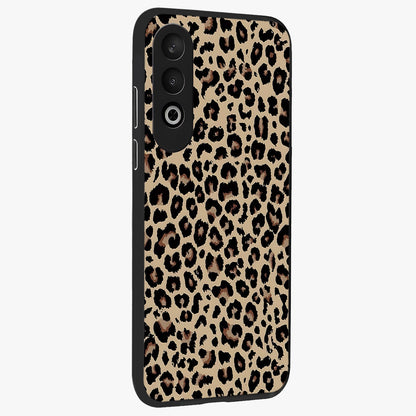 Savage Chic Pattern Glass Case for 1+Nord CE 4 side perspective highlighting clean textures and premium edges