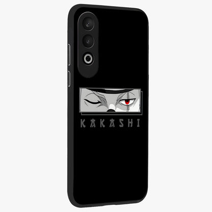 Scarlet Ninja Gaze Glass Case for 1+Nord CE 4 side perspective highlighting intense textures and premium edges