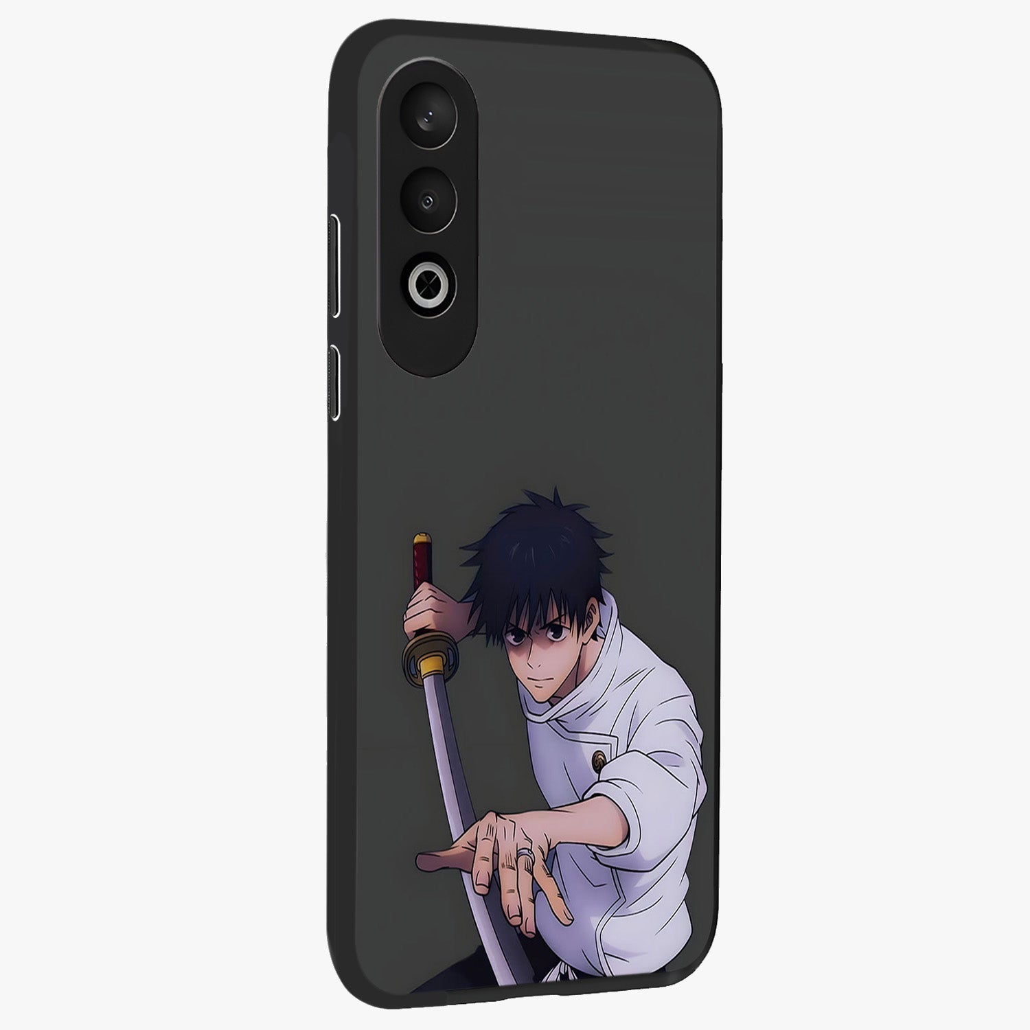 Void Silence Aesthetic Glass Case for 1+Nord CE 4 side perspective highlighting smooth textures and sleek premium build