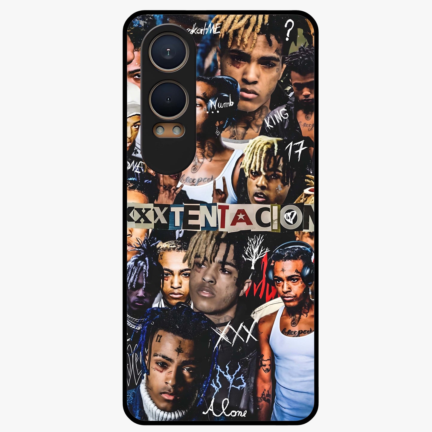 Broken Fame Diaries Glass Case for 1+Nord CE 4 Lite bold front view featuring expressive diary inspired artistic artwork
