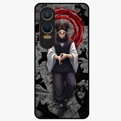 Cursed Ritual Ascension Glass Case for 1+Nord CE 4 Lite dramatic front view featuring dark ritual inspired artwork