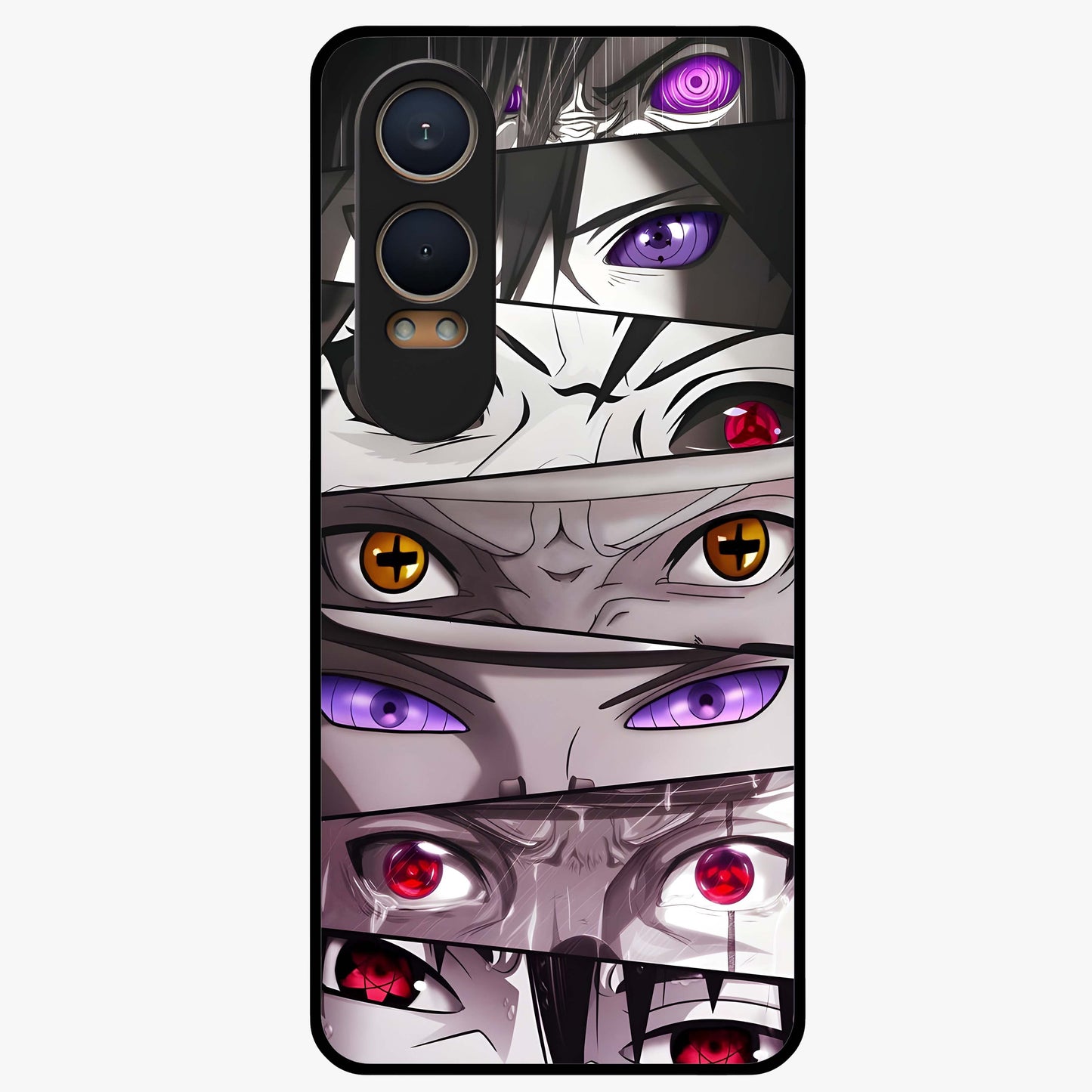 Eyes of Destiny Glass Case for 1+Nord CE 4 Lite bold front view featuring mystical eye inspired artwork