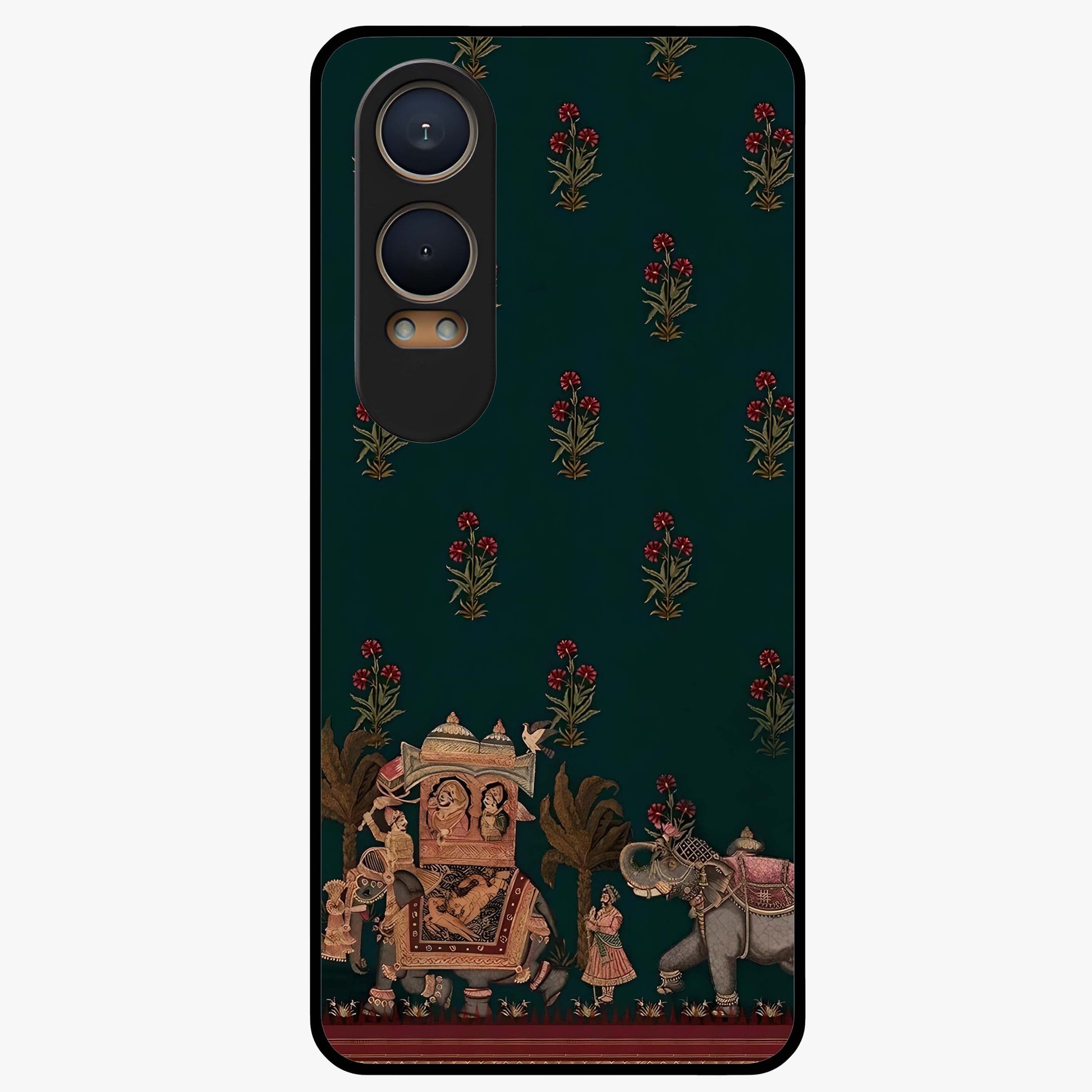 Macmerise Glass Case for 1+Nord CE 4 Lite stylish front view featuring bold modern artistic artwork