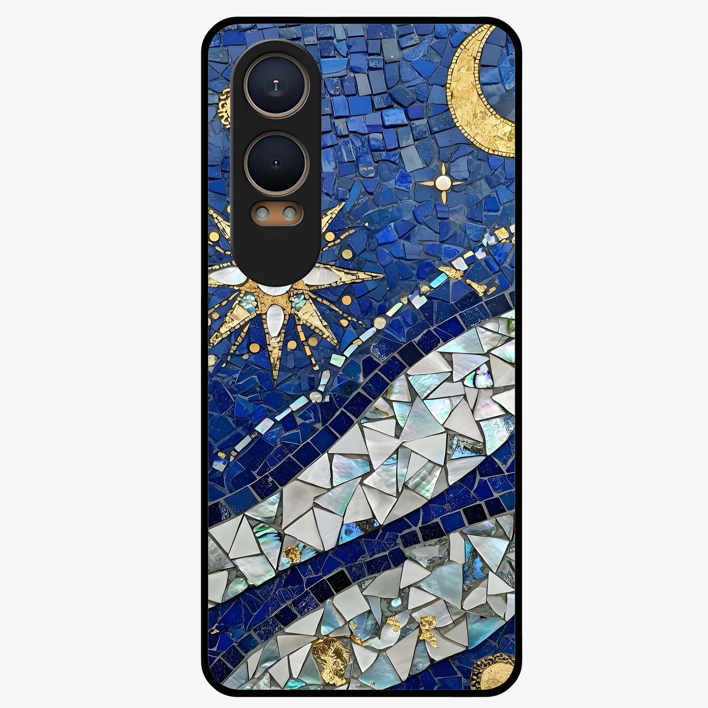 Serene Crane Flight Glass Case for 1+Nord Ce 4 Lite graceful front view featuring crane bird artwork in calm tones