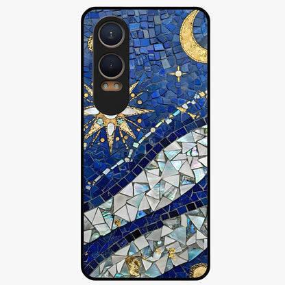 Serene Crane Flight Glass Case for 1+Nord Ce 4 Lite graceful front view featuring crane bird artwork in calm tones