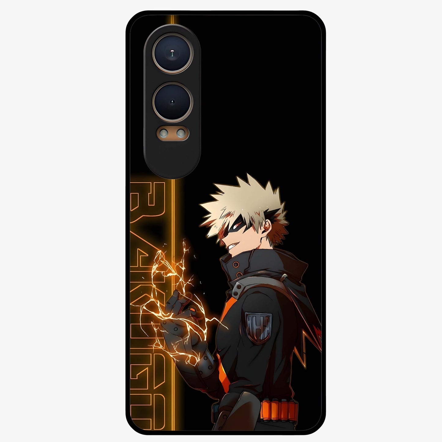 Silent Gang Authority Glass Case for 1+Nord CE 4 Lite bold front view featuring powerful street inspired artwork