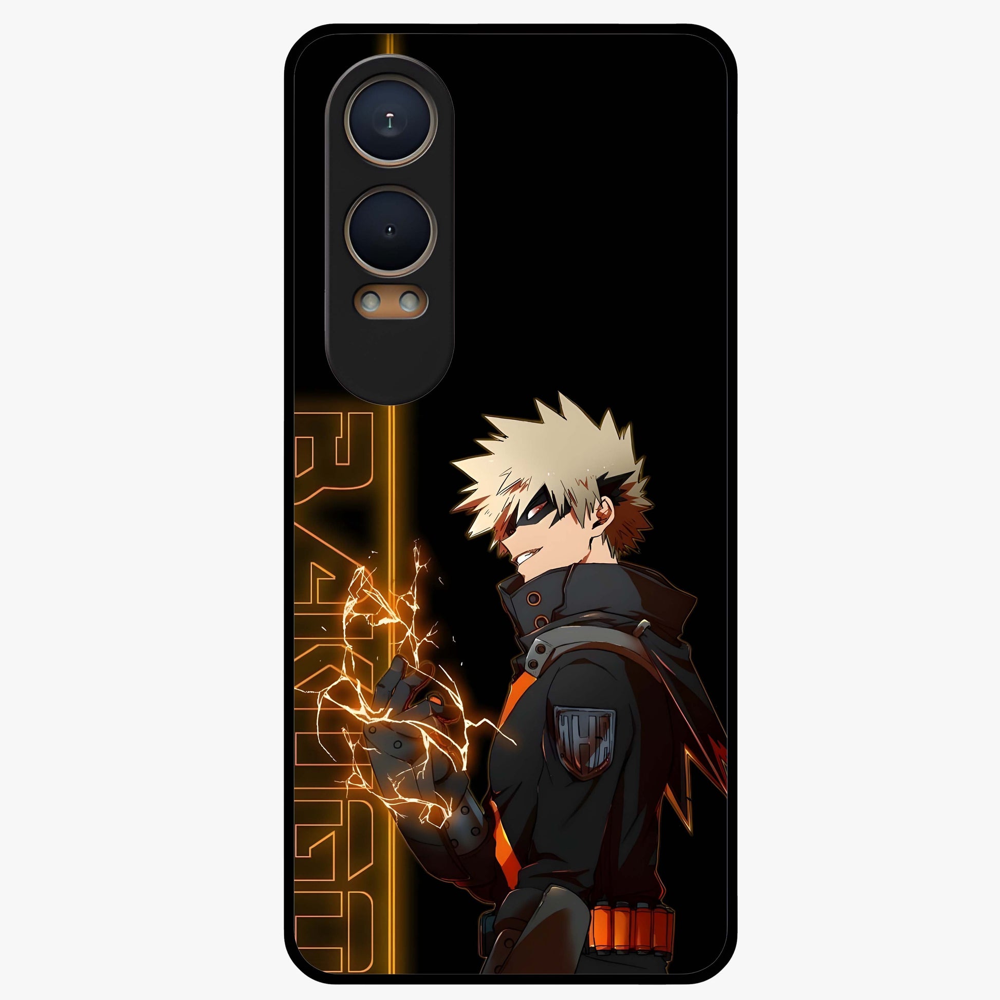 Silent Gang Authority Glass Case for 1+Nord CE 4 Lite bold front view featuring powerful street inspired artwork