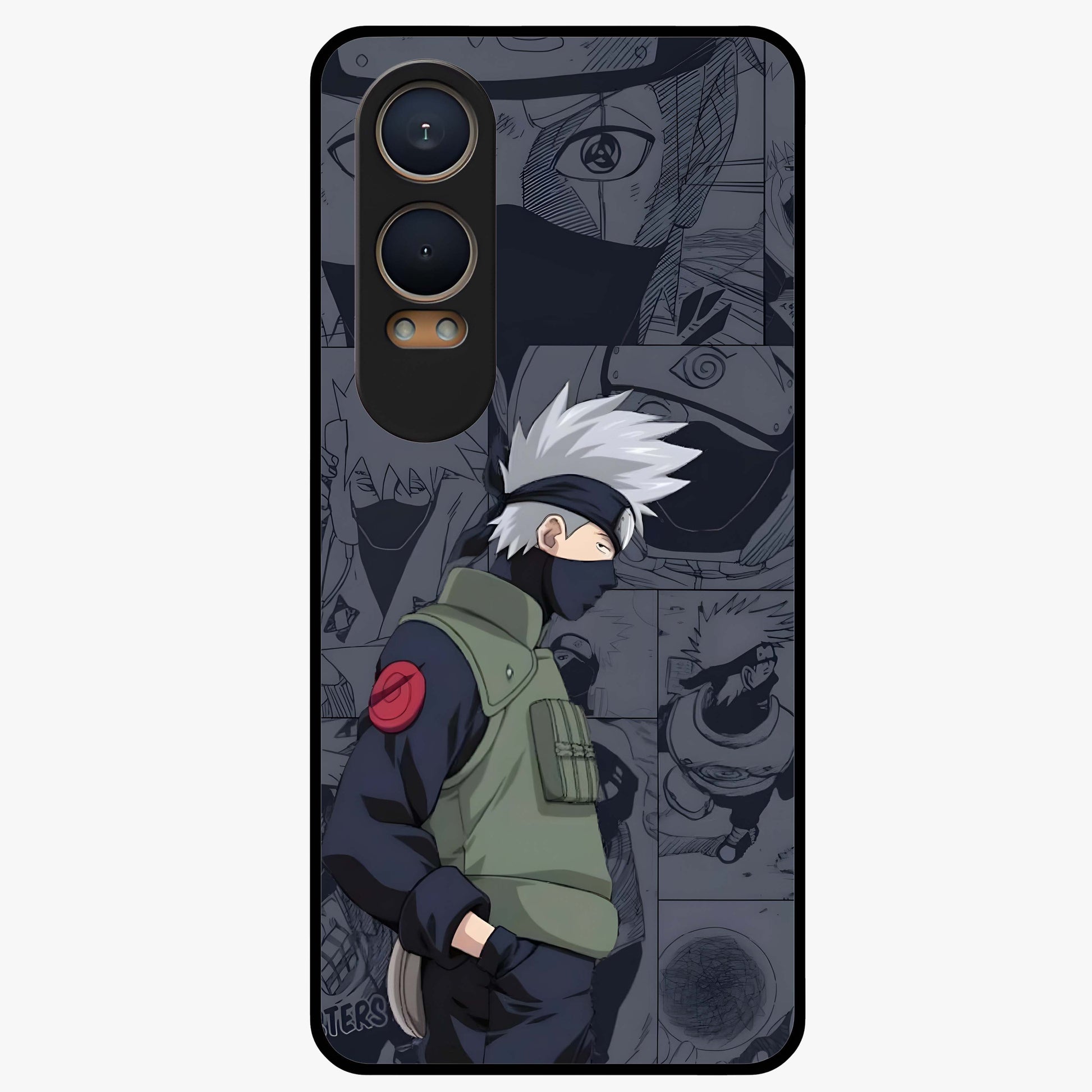 Silent Tactical Master Glass Case for 1+Nord CE 4 Lite powerful front view featuring stealth tactical inspired artwork