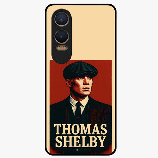 Vintage Mafia Authority Glass Case for 1+Nord Ce 4 Lite bold front view featuring classic mafia inspired artwork with retro tones